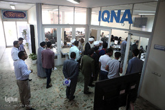 بازدید جمعی از فعالان قرآنی استان بصره عراق از  تحریریه خبرگزاری بین المللی قرآن در سال ۹۸