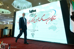 مراسم جشن شانزدهمین سالروز تاسیس خبرگزاری بین المللی قرآن با حضور عباس صالحی، وزیر فرهنگ و ارشاد اسلامی در بیست و هفتمین نمایشگاه بین‌المللی قرآن کریم 