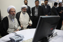 بازدید آیت الله ری شهری، تولیت آستان مقدس حضرت عبدالعظیم حسنی(ع) از ایکنا