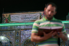 آستان منور حضرت معصومه(س) در شب میلاد کریم اهل بیت، امام حسن(ع)