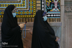 آستان منور حضرت معصومه(س) در شب میلاد کریم اهل بیت، امام حسن(ع)