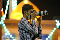 آستان منور حضرت معصومه(س) در شب میلاد کریم اهل بیت، امام حسن(ع)