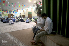 آئین جزخوانی قرآن کریم مددجویان مجتمع فرهنگی زندان مرکزی قم