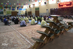 آئین جزخوانی قرآن کریم مددجویان مجتمع فرهنگی زندان مرکزی قم