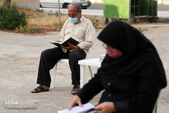 جزءخوانی خیابانی قرآن کریم در اهواز