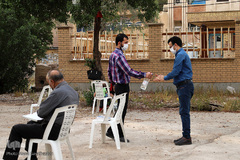 جزءخوانی خیابانی قرآن کریم در اهواز