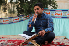 جزءخوانی خیابانی قرآن کریم در اهواز
