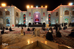 مراسم احیای شب ۱۹ رمضان در حرم حضرت عبدالعظیم حسنی(ع)