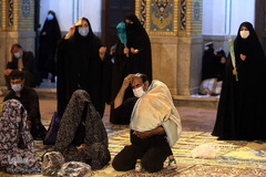 مراسم احیای شب ۱۹ رمضان در حرم حضرت عبدالعظیم حسنی(ع)