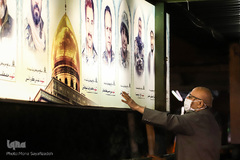 شب نوزدهم ماه رمضان در گلزار شهدای اهواز