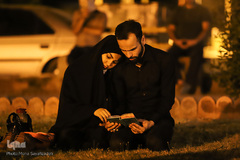 شب نوزدهم ماه رمضان در گلزار شهدای اهواز