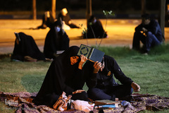 شب نوزدهم ماه رمضان در گلزار شهدای اهواز