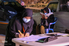 احیای شب نوزدهم رمضان در خودرو