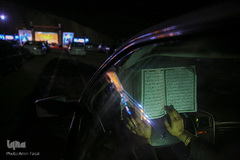 احیای شب نوزدهم رمضان در خودرو