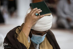 مراسم احیای شب قدر نوزدهم رمضان در حرم مطهر و نورانی مولای متقیان، حضرت علی(ع)