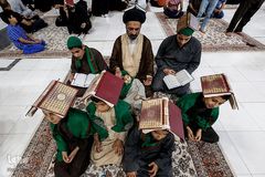 مراسم احیای شب قدر نوزدهم رمضان در حرم مطهر و نورانی مولای متقیان، حضرت علی(ع)