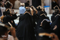 مراسم احیای شب قدر نوزدهم رمضان در حرم مطهر و نورانی مولای متقیان، حضرت علی(ع)