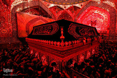 مراسم احیای شب قدر نوزدهم رمضان در حرم مطهر و نورانی مولای متقیان، حضرت علی(ع)