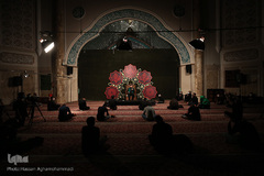 مراسم معنوی احیای شب قدر بیست و یکم ماه مبارک رمضان در میدان فلسطین