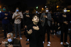 مراسم معنوی احیای شب قدر بیست و یکم ماه مبارک رمضان در میدان فلسطین