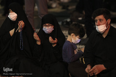 مراسم معنوی احیای شب قدر بیست و یکم ماه مبارک رمضان در میدان فلسطین