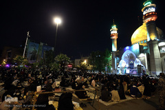 مراسم معنوی احیای شب قدر بیست و یکم ماه مبارک رمضان در میدان فلسطین