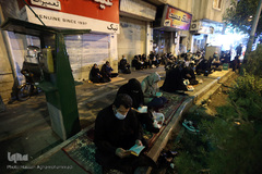 مراسم معنوی احیای شب قدر بیست و یکم ماه مبارک رمضان در میدان فلسطین