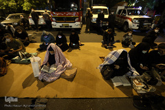 مراسم معنوی احیای شب قدر بیست و یکم ماه مبارک رمضان در میدان فلسطین