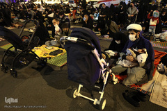 مراسم معنوی احیای شب قدر بیست و یکم ماه مبارک رمضان در میدان فلسطین