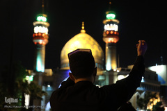 مراسم معنوی احیای شب قدر بیست و یکم ماه مبارک رمضان در میدان فلسطین