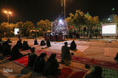 احیای شب بیست‌و‌یکم رمضان در گلزار شهدای اراک