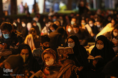 احیای شب بیست‌و‌یکم رمضان در گلزار شهدای اراک