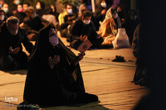 احیای شب بیست‌و‌یکم رمضان در گلزار شهدای اراک