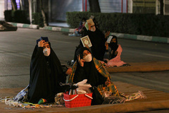 احیای شب بیست‌و‌یکم رمضان در گلزار شهدای اراک