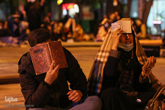 احیای شب بیست‌و‌یکم رمضان در گلزار شهدای اراک