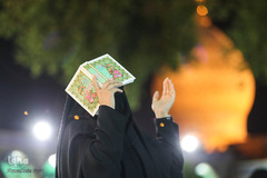 احیای شب بیست و سوم ماه رمضان در حرم شاهچراغ (ع)