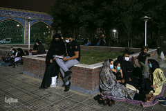 احیای شب بیست و سوم رمضان در امام زاده حسن (ع)