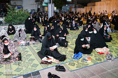 احیای شب بیست و سوم رمضان در امام زاده حسن (ع)