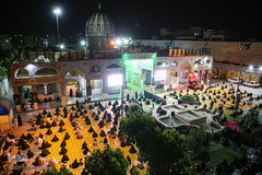 احیای شب بیست و سوم رمضان در امام زاده حسن (ع)