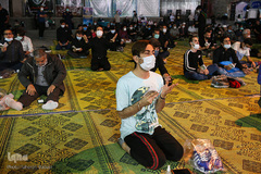 احیای شب بیست و سوم رمضان در امام زاده حسن (ع)