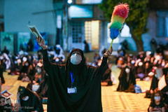 احیای شب بیست و سوم رمضان در امام زاده حسن (ع)