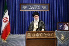 سخنرانی تلویزیونی رهبر انقلاب اسلامی به‌ مناسبت روز جهانی قدس