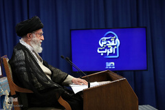 سخنرانی تلویزیونی رهبر انقلاب اسلامی به‌ مناسبت روز جهانی قدس