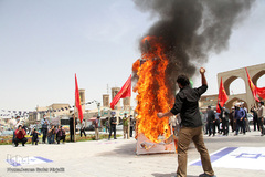 مراسم روز جهانی قدس در یزد‎