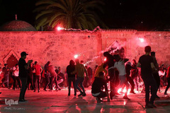 یورش وحشیانه صهیونیستها به فلسطینیان در مسجدالاقصی