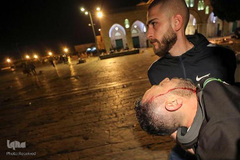 یورش وحشیانه صهیونیستها به فلسطینیان در مسجدالاقصی