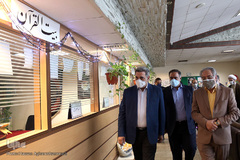 بازدید پیروز حناچی، شهردار تهران از مراکز قرآنی شهرداری منطقه ۱۰