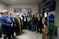 بازدید پیروز حناچی، شهردار تهران از مراکز قرآنی شهرداری منطقه ۱۰