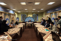 بازدید پیروز حناچی، شهردار تهران از مراکز قرآنی شهرداری منطقه ۱۰