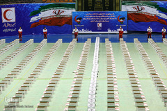 آیین توزیع 30 هزار بسته معیشتی